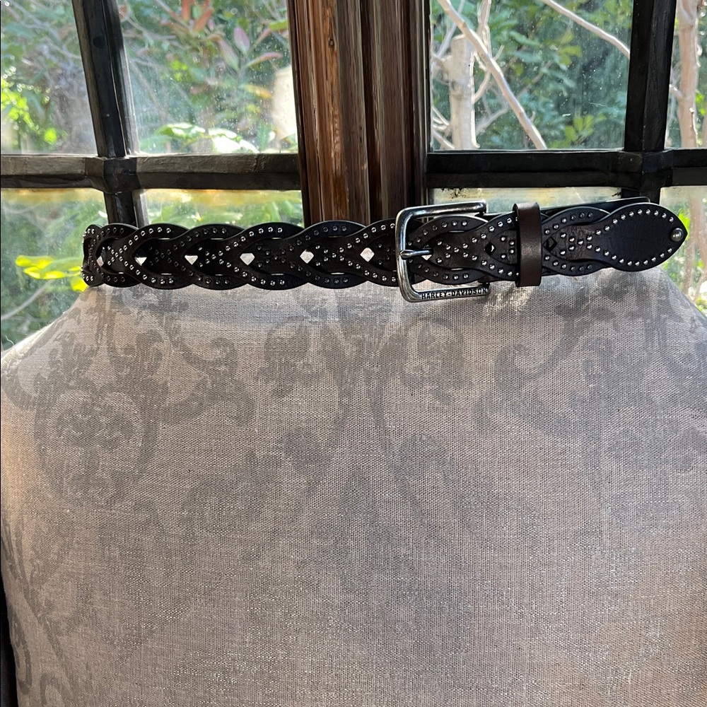 Harley-Davidson Brown Leather Belt
